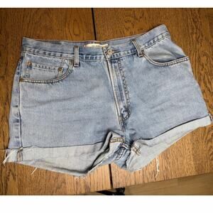 Levi's 550 Cut Off Vintage Denim Shorts W36
